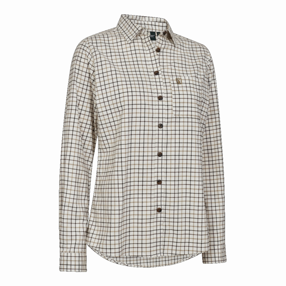 Deerhunter Grace Damenbluse beige check