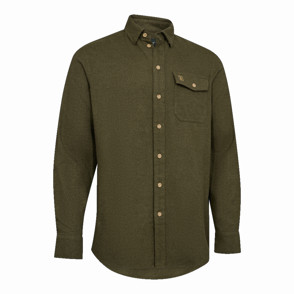 Evan Hemd forest green