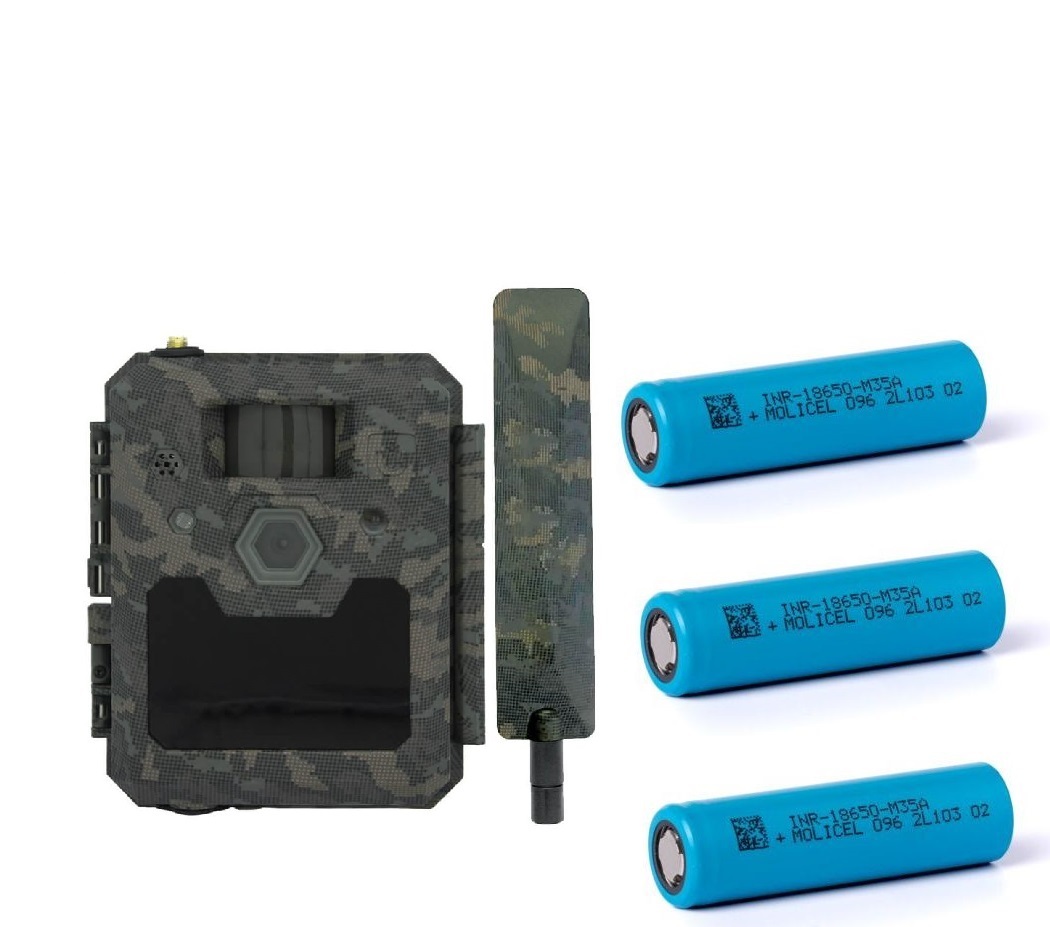ICU CLOM CAM6 Wildkamera inkl.3x 18650 Akkus+2000 Coins