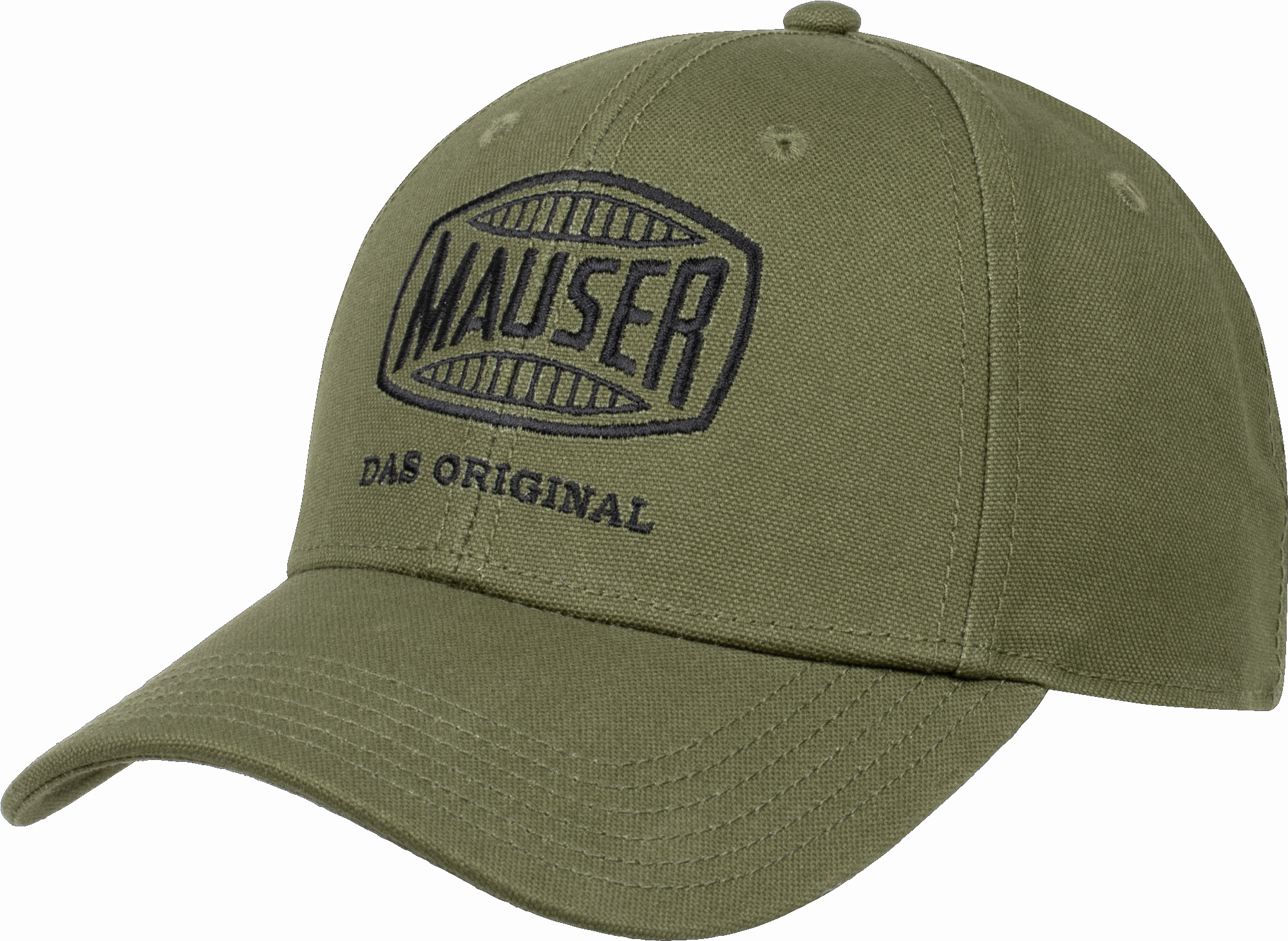 Mauser Logo Canvas Kappe Matt Oliv ONE_SIZE